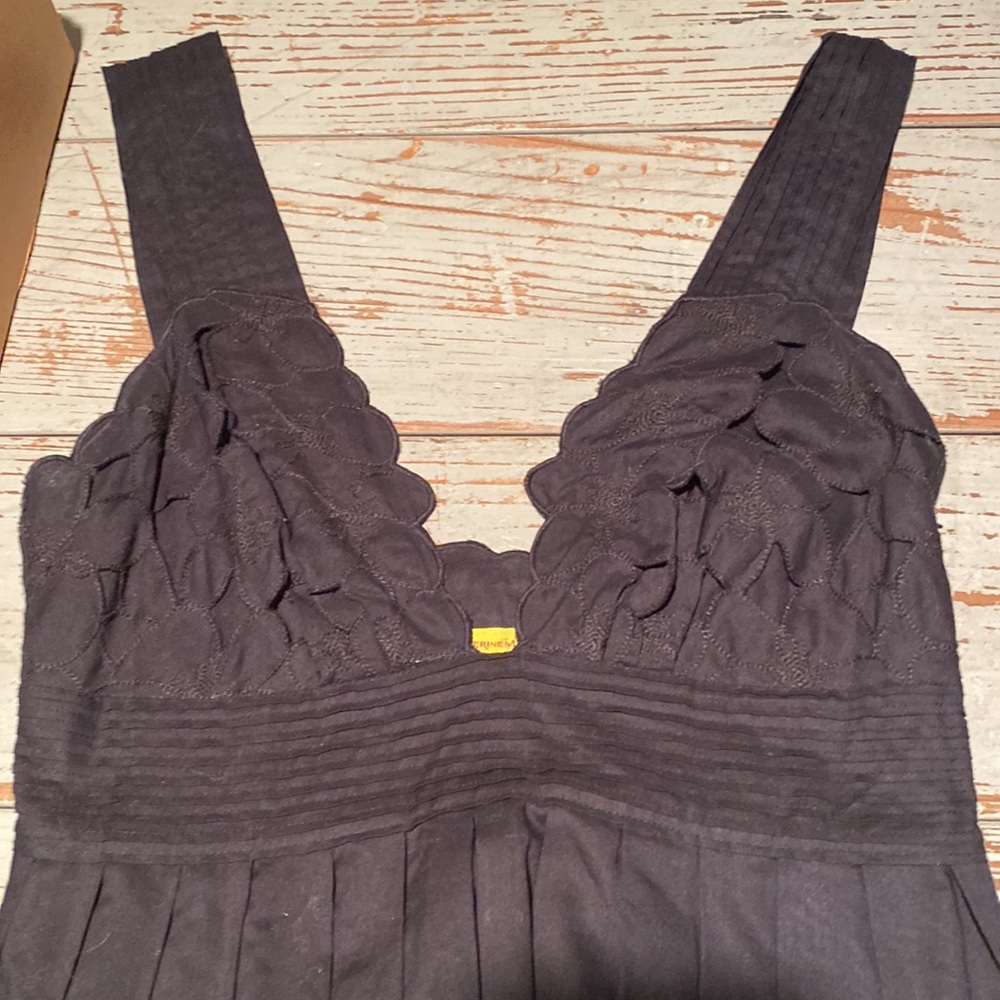 Vintage Catherine Malandrino Black Dress - Picture 4 of 9
